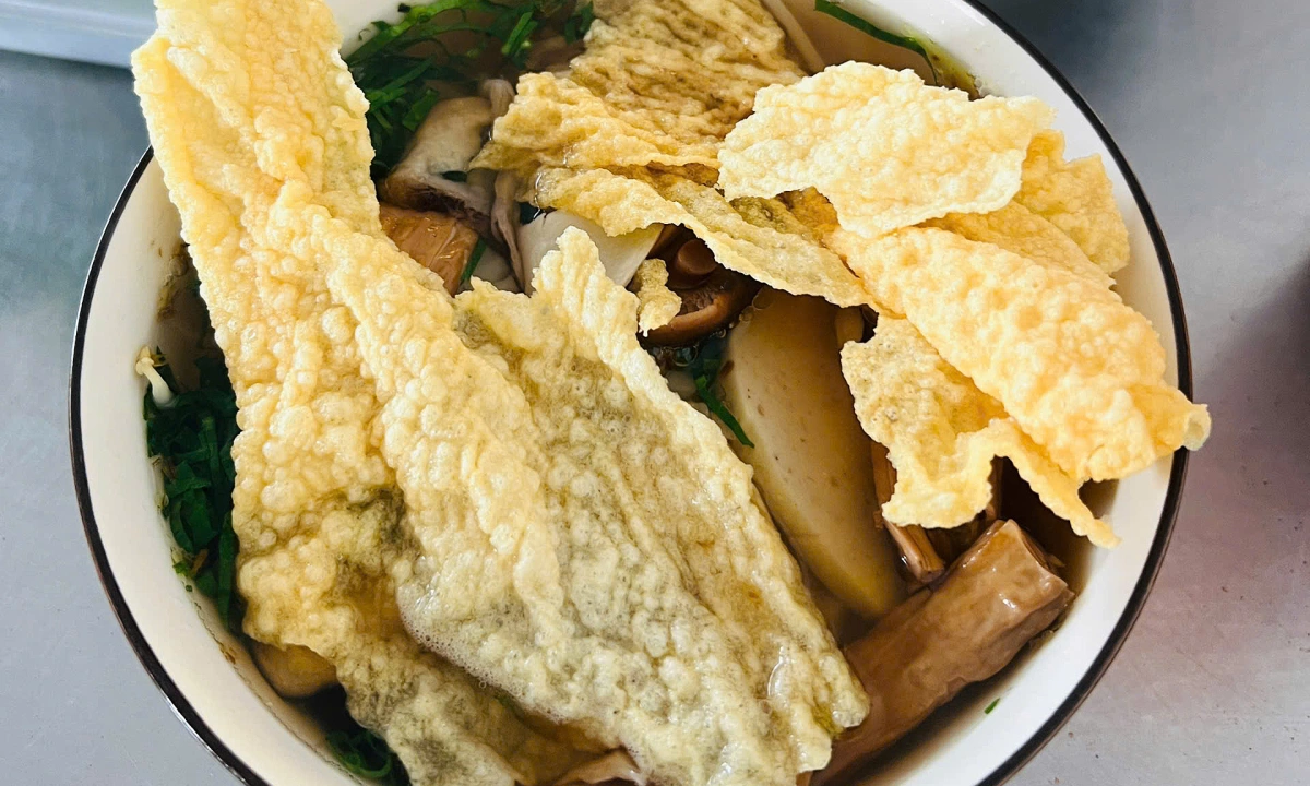 Trải nghiệm thưởng thức phở chay
